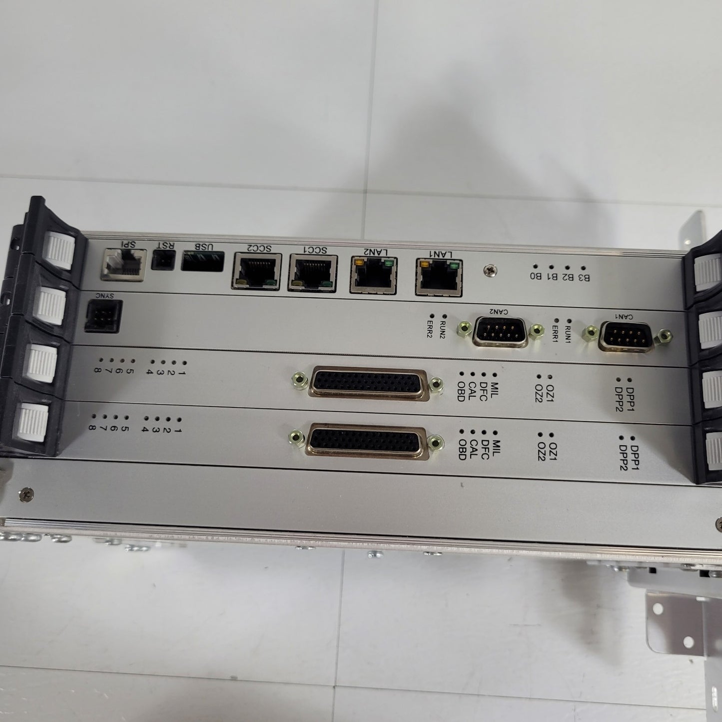 Beckman Coulter 176455 Unicel VME Single Board SBC Plane 5 Slot Chassis w/ Cards