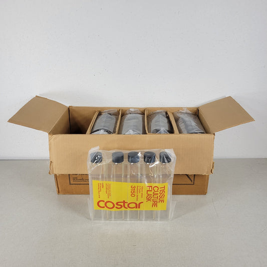 *Lot of 25* Corning Costar 3150 650ml Tissue Culture Flask Cell Straight Neck
