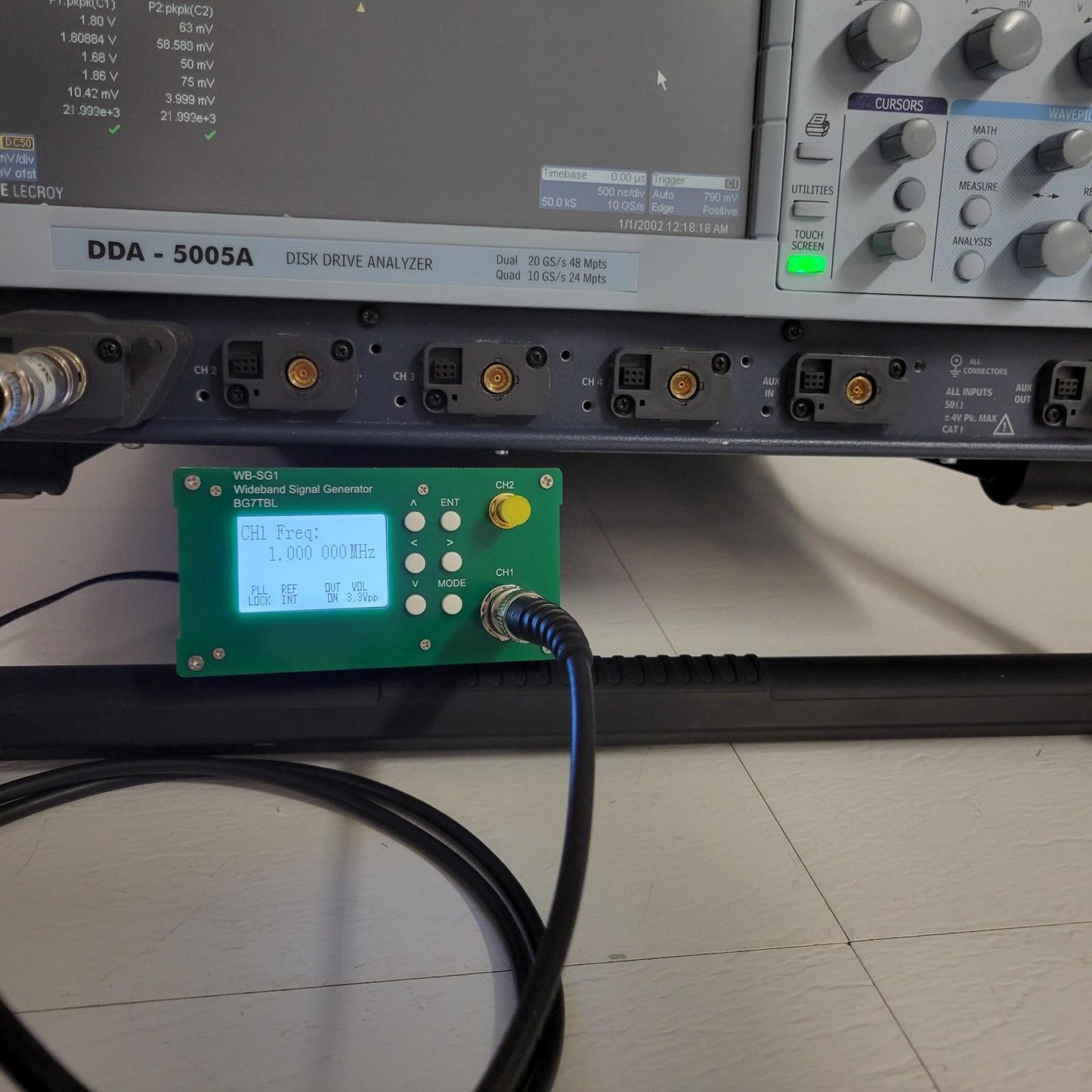 TESTED Teledyne LeCroy DDA-5005A 5GHz Oscilloscope Analyzer 4-Channel 20GS/s
