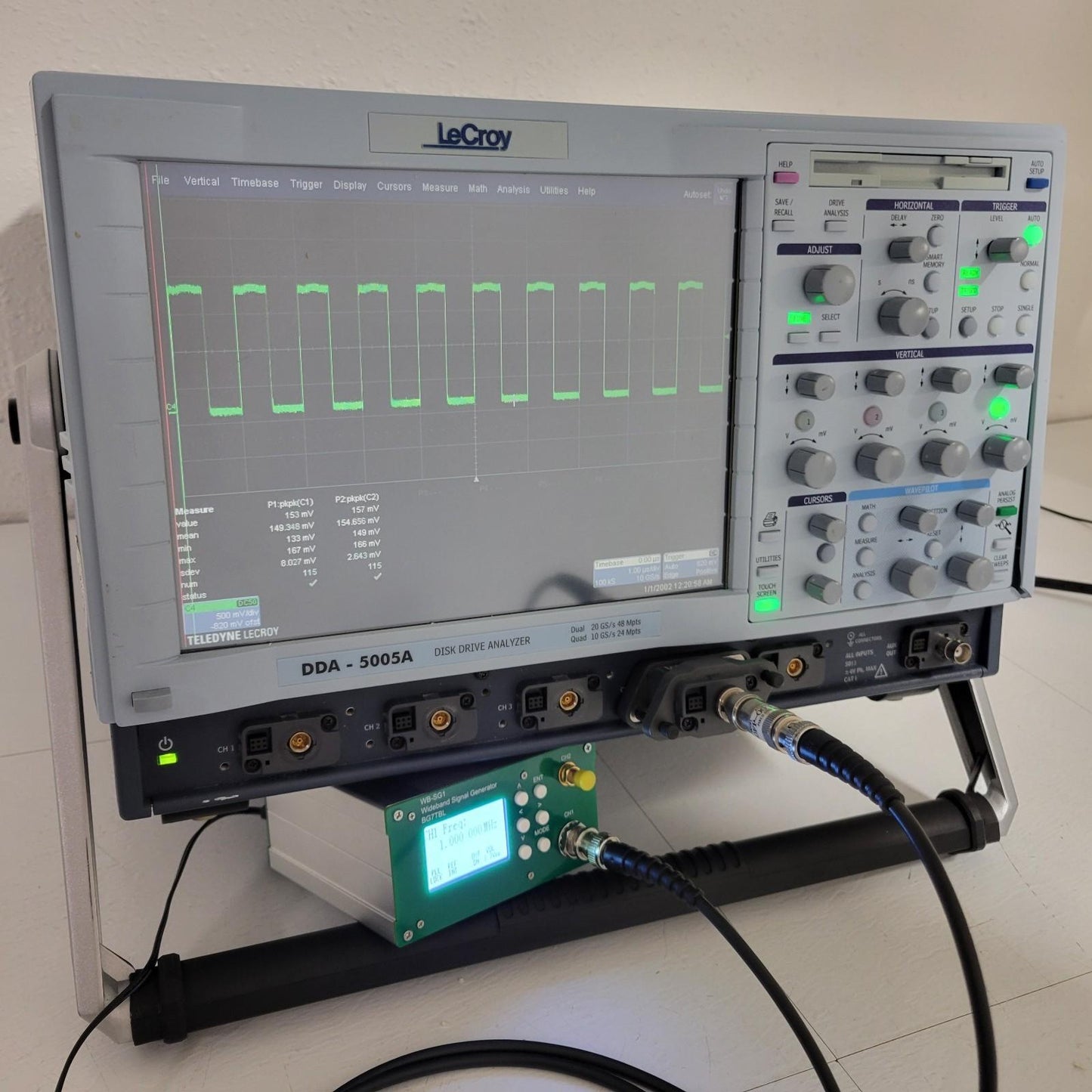 TESTED Teledyne LeCroy DDA-5005A 5GHz Oscilloscope Analyzer 4-Channel 20GS/s