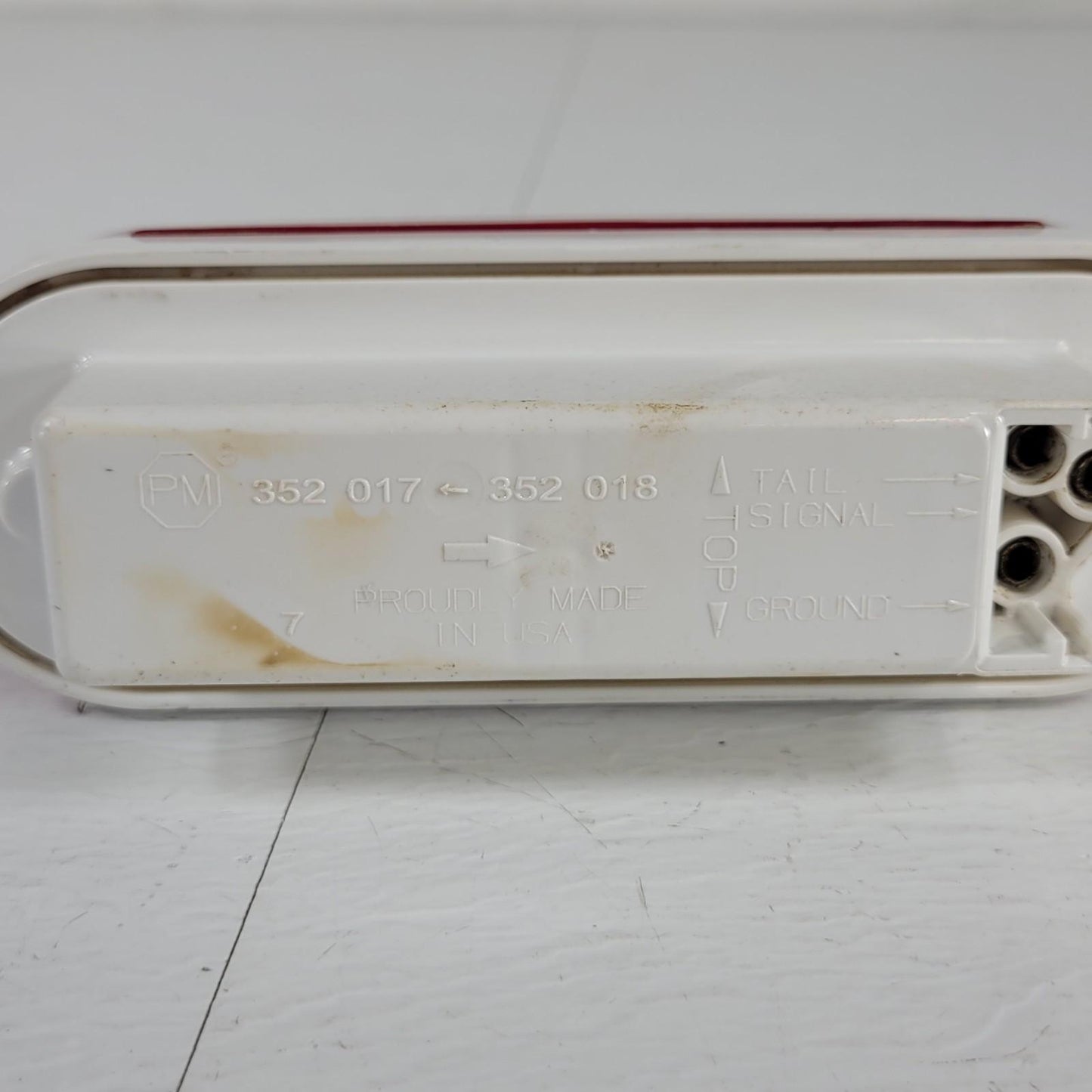 Peterson Manufacturing 421R Red 6.5 Inch Oval Stop Turn Tail Light