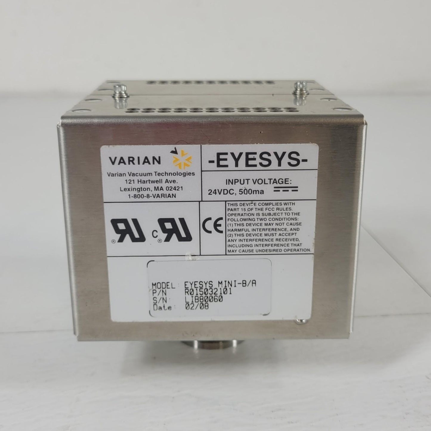 Varian EYESYS MINI-B/A R015032101 Vacuum Gauge Bayard Alpert KF16 NW16
