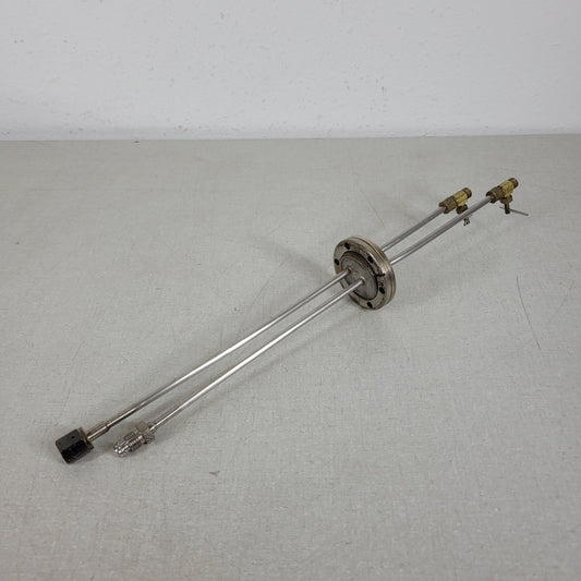 Two-Tube Gas Feedthrough VCR High Vacuum UHV 2.75" CF DN35CF Conflat Flange