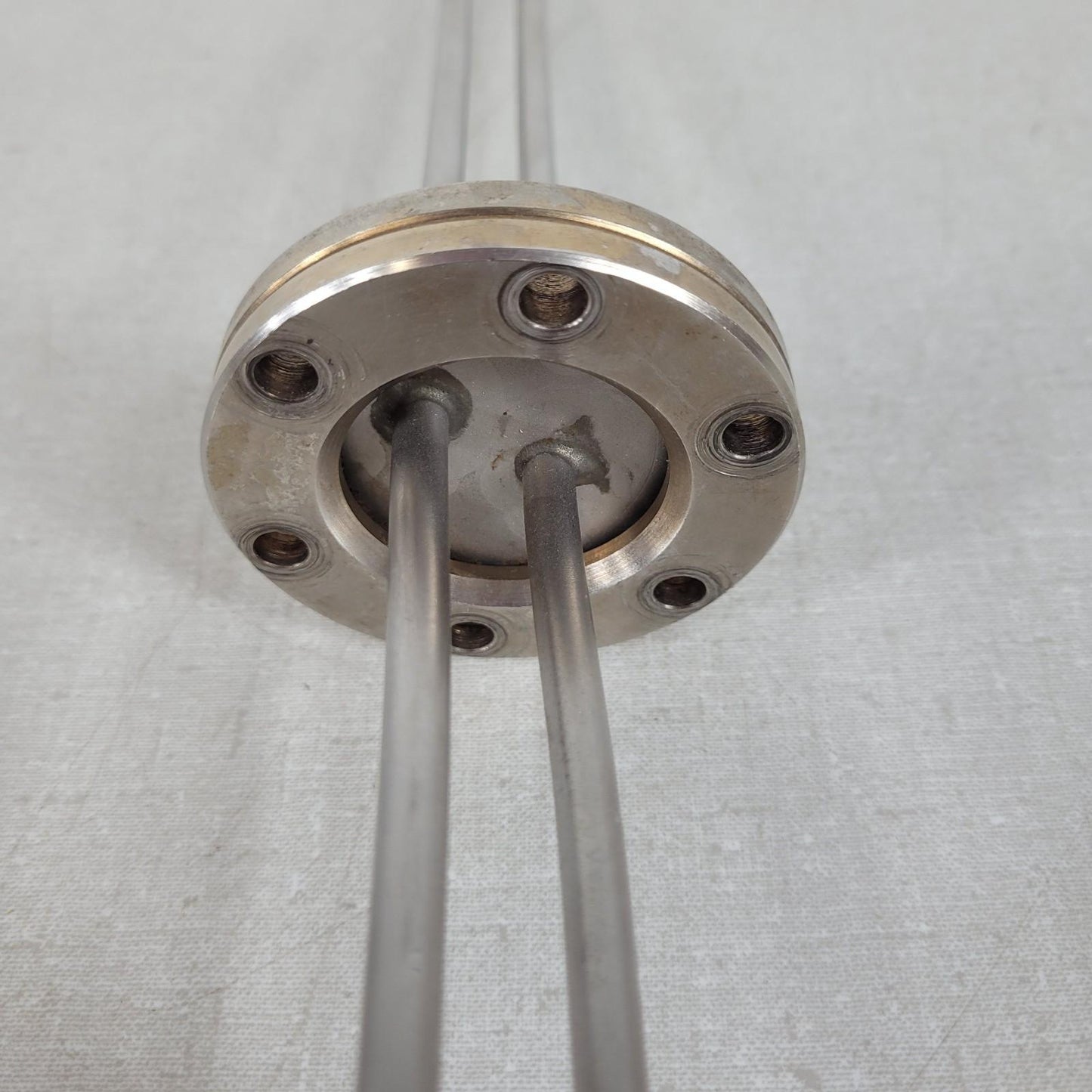 Two-Tube Gas Feedthrough VCR High Vacuum UHV 2.75" CF DN35CF Conflat Flange