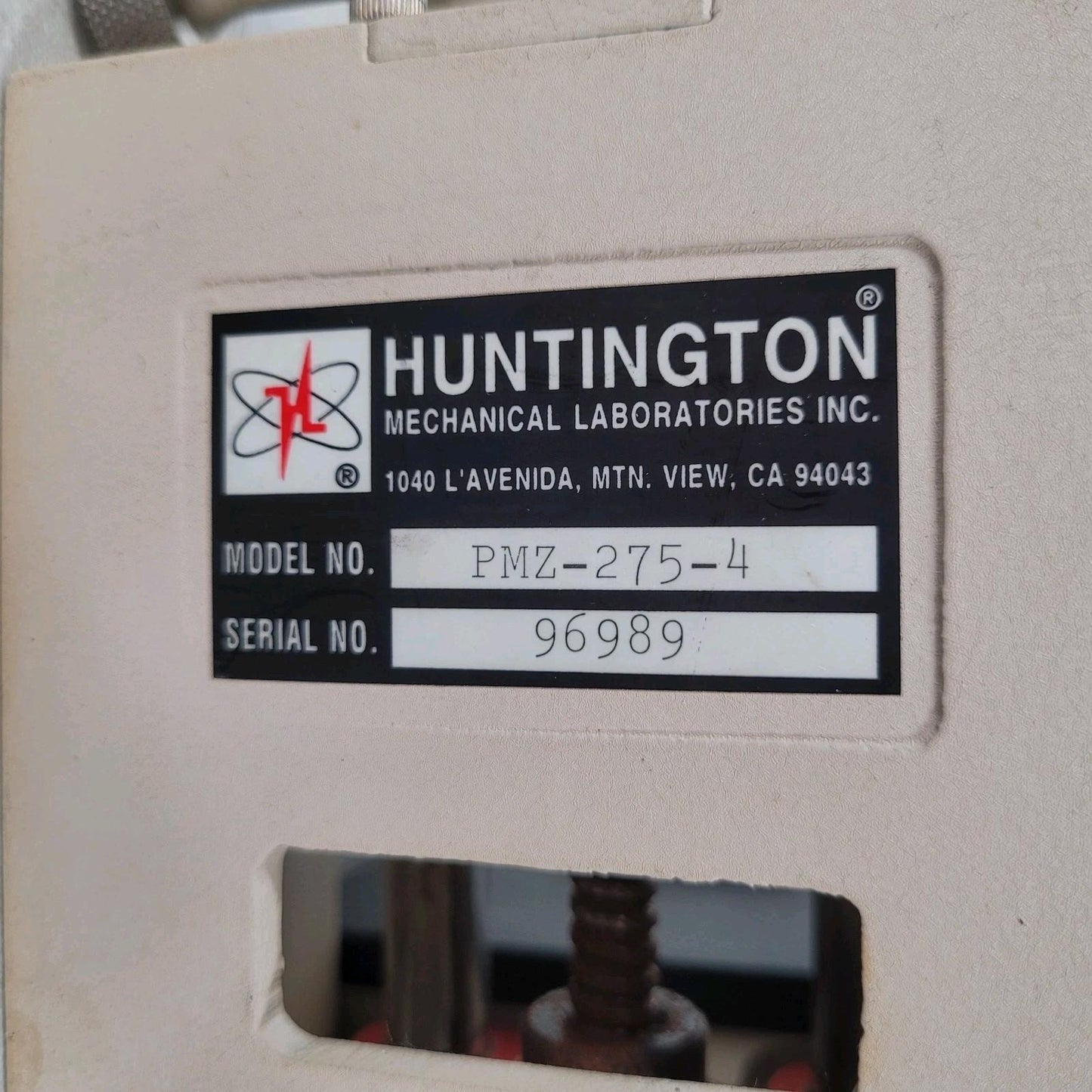 Huntington PMZ-275-4 2.75" DN35CF Conflat Precision Adjustable Bellows 4" Stroke