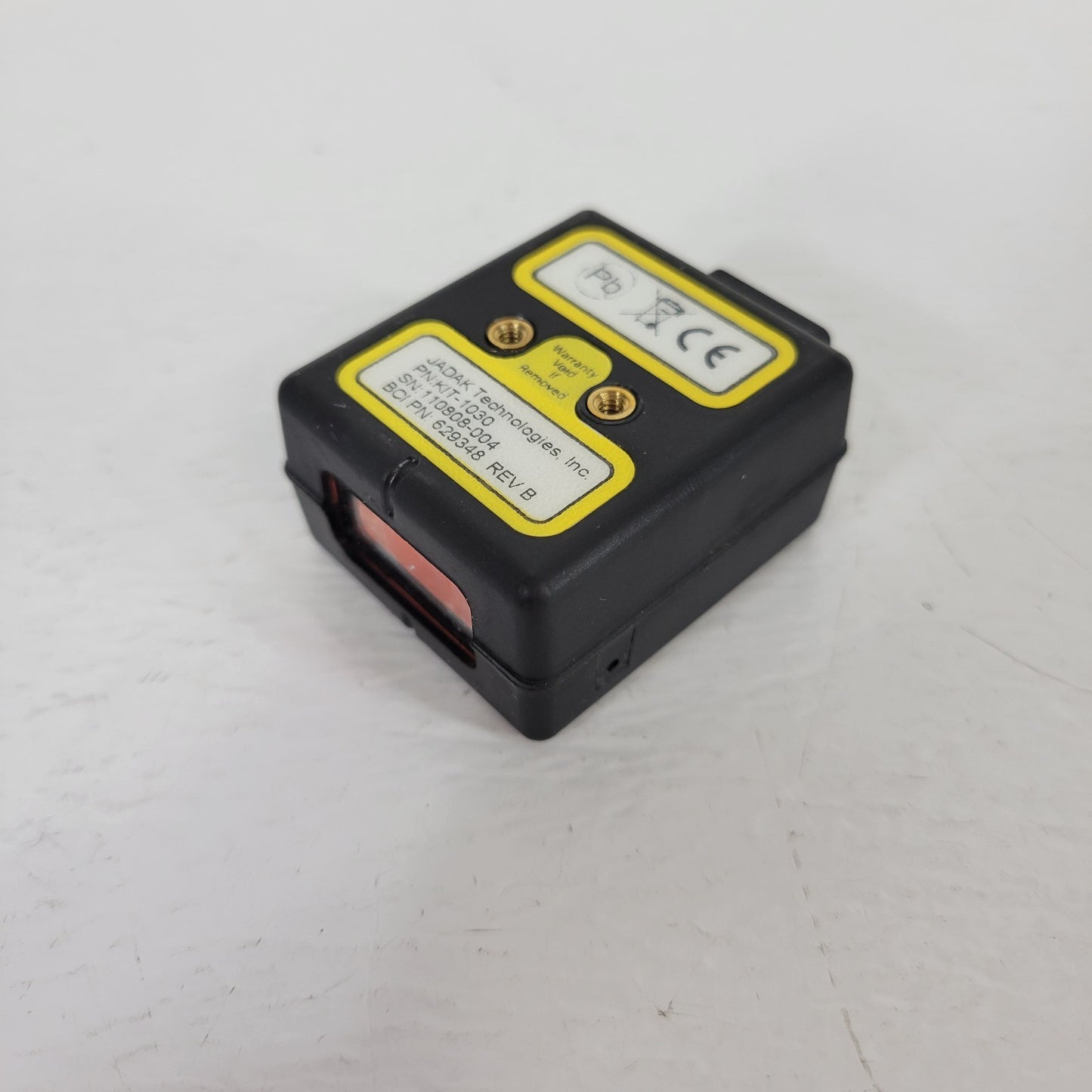 JADAK Technologies KIT-1030 Barcode Scanner 629348 Rev B RJ50 10 Pin Connector