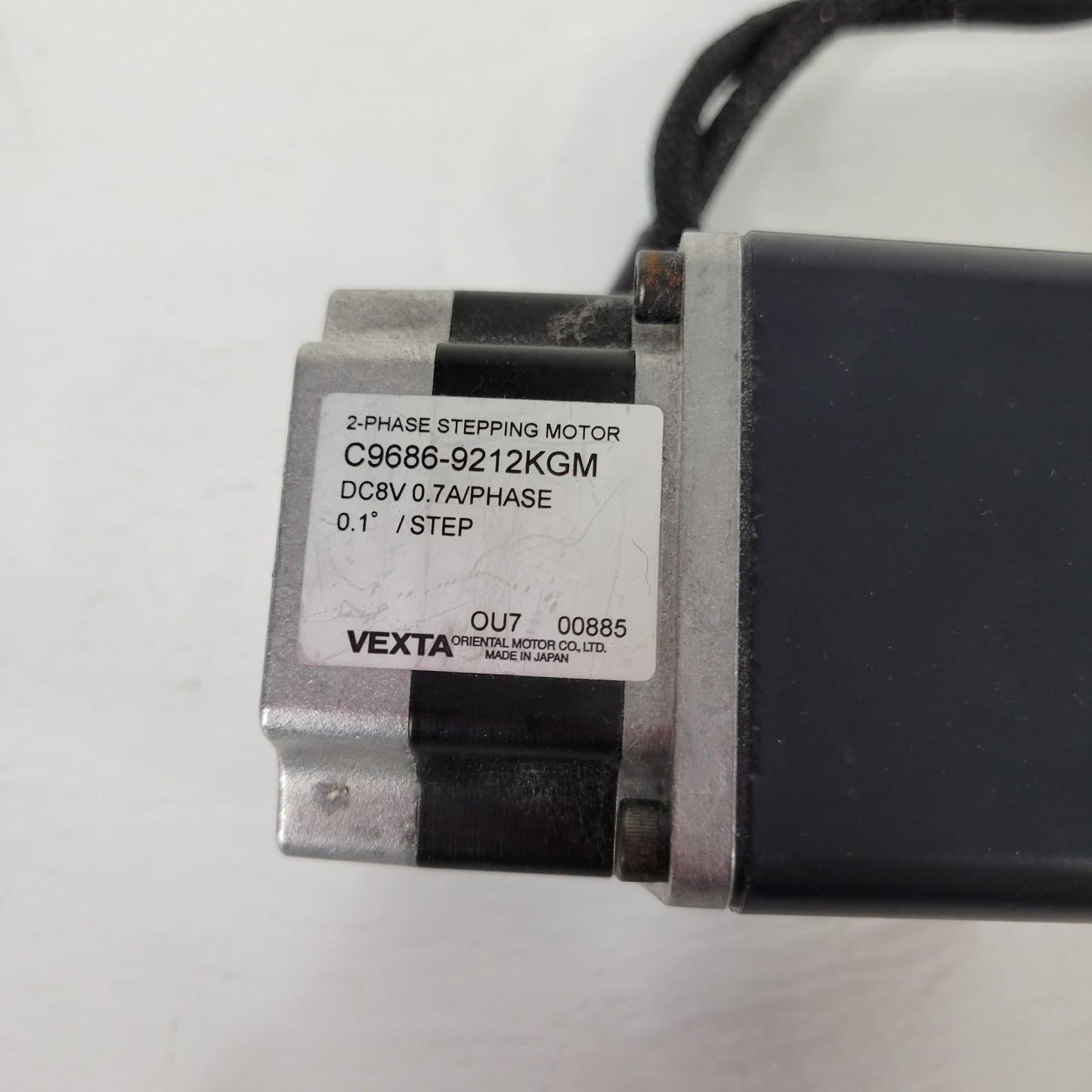 Oriental Motor Vexta C9686-9212KGM 2 Phase Stepper Motor 0.1 Deg 8V 0.7A/Phase