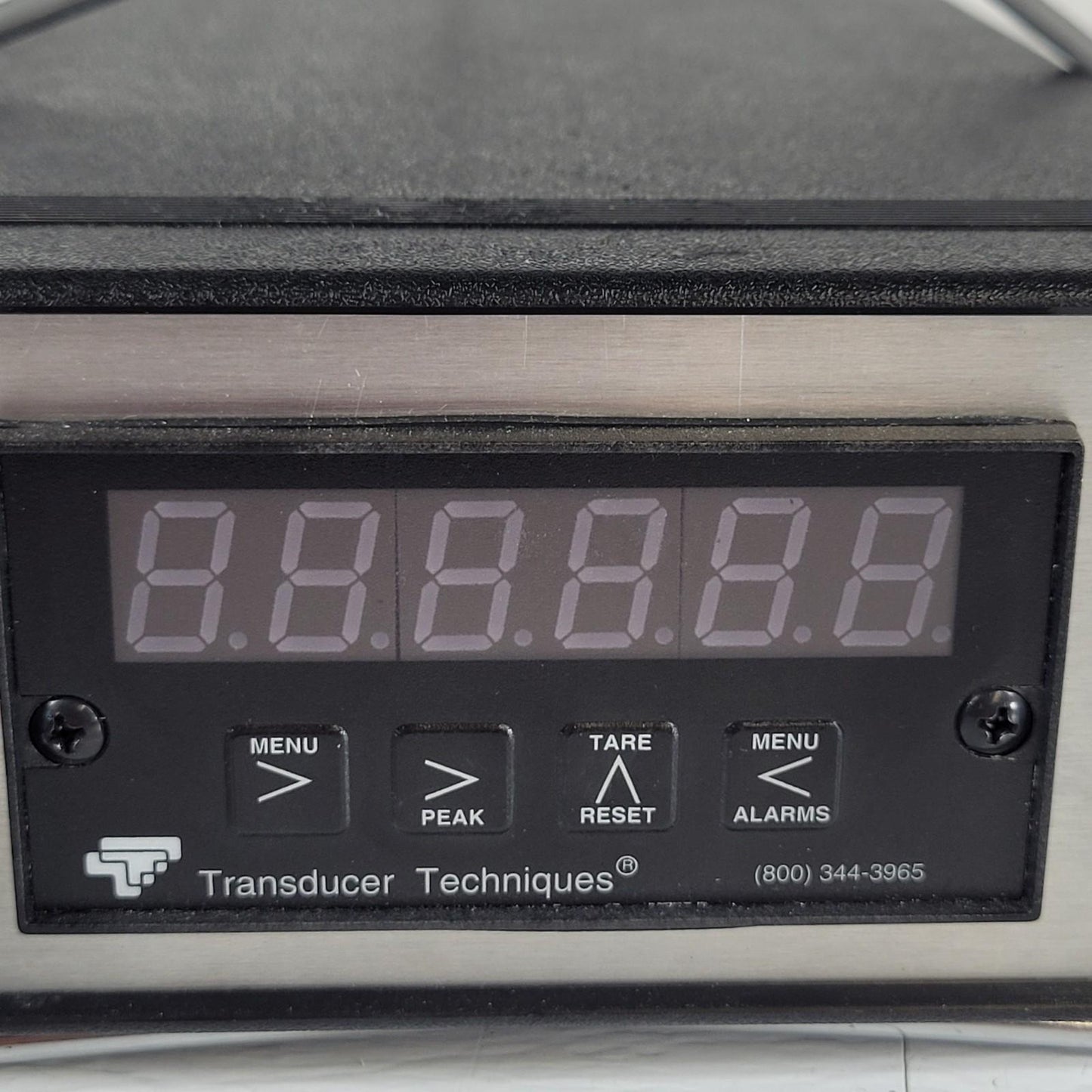 Sensing Systems Transducer Techniques Load Cell Display 100lbs Capacity