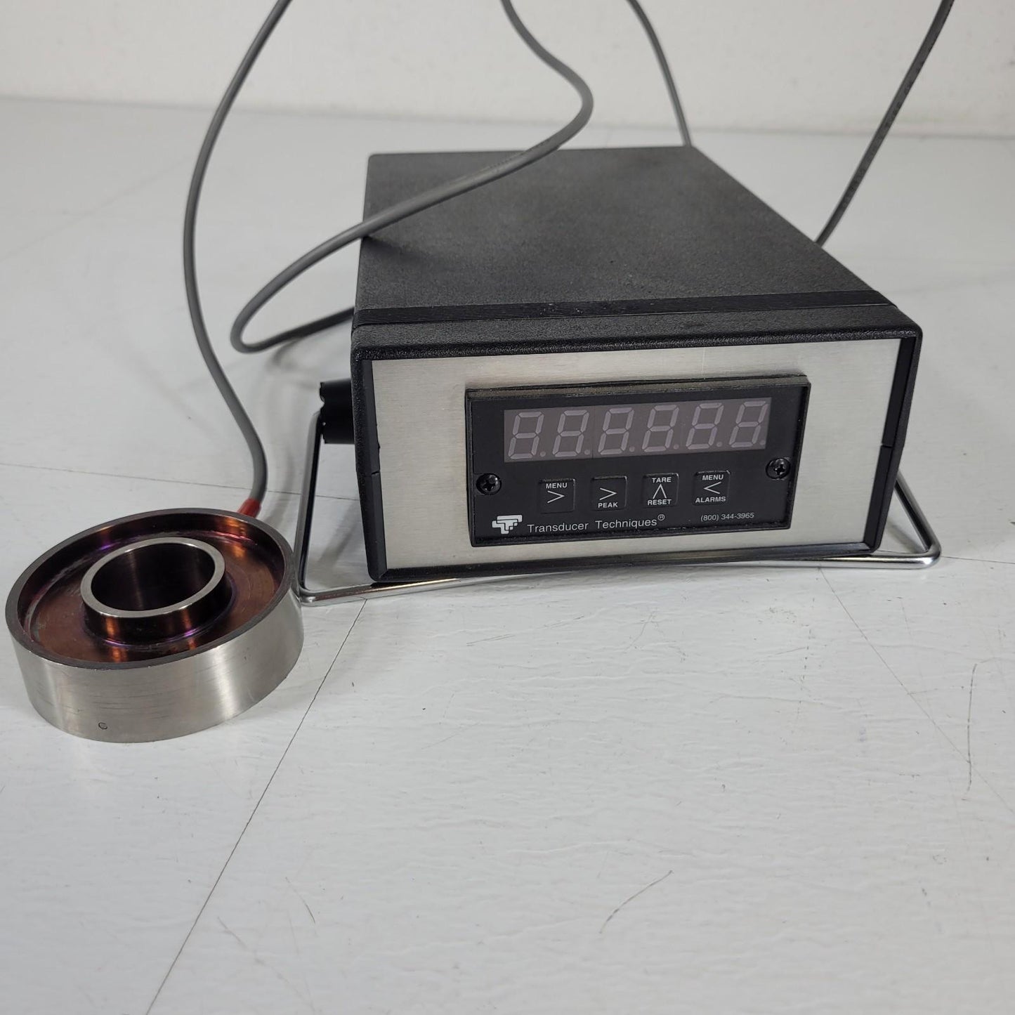 Sensing Systems Transducer Techniques Load Cell Display 100lbs Capacity
