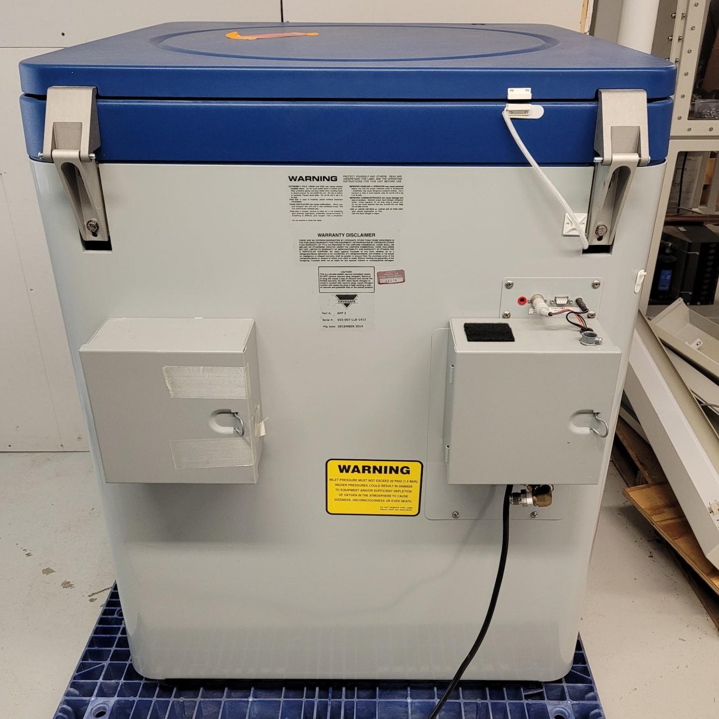 CryoSafe APP-2 Auto Protector Plus Liquid Nitrogen LN2 Freezer 24,050 Vials