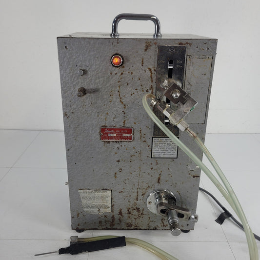 Filamatic AB Electric Automatic Vial Filler 50cc Max Capacity Benchtop Nozzle