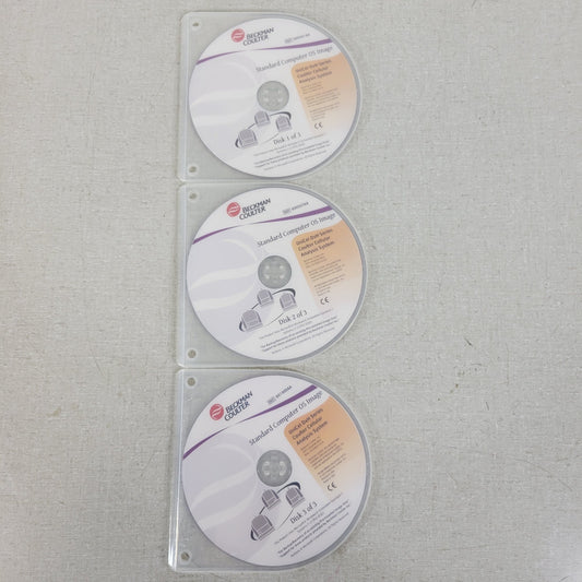 Beckman Coulter UniCel DxH Series Coulter Cellular Analysis System Disks 1, 2, 3
