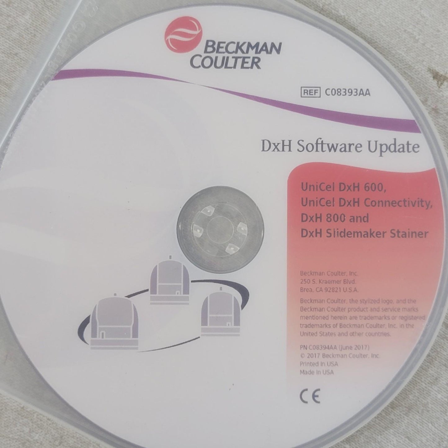 Beckman Coulter UniCel DxH 600 Connectivity DxH 800 DxH Slidemaker Stainer Disk
