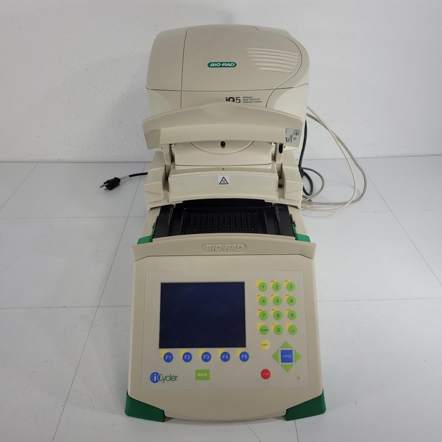BIORAD iCycler Thermal Cycler w/ iQ5 Optical Module PCR Detection System