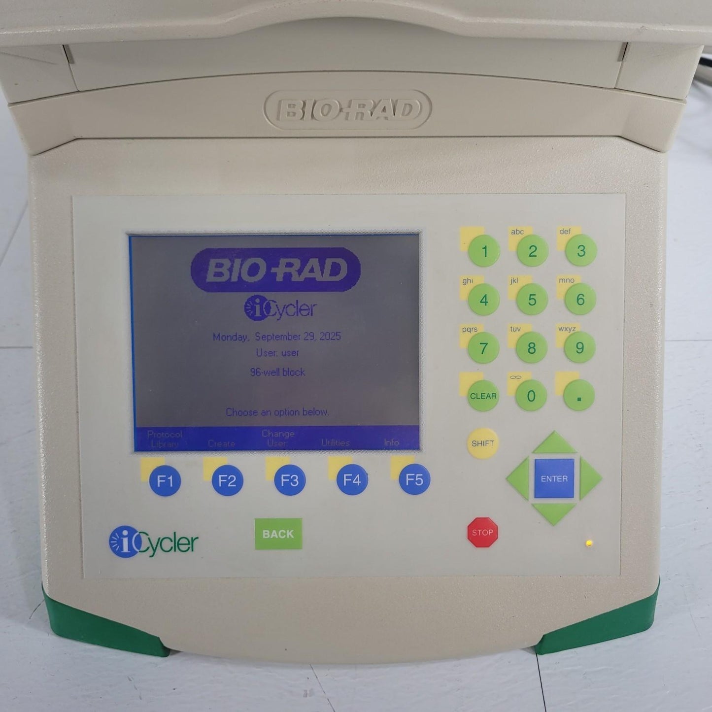BIORAD iCycler Thermal Cycler w/ iQ5 Optical Module PCR Detection System