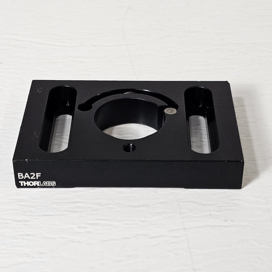 Thorlabs BA2F Flexure Clamping Slotted Base Post Mount 2x3x0.475" Table Clamp