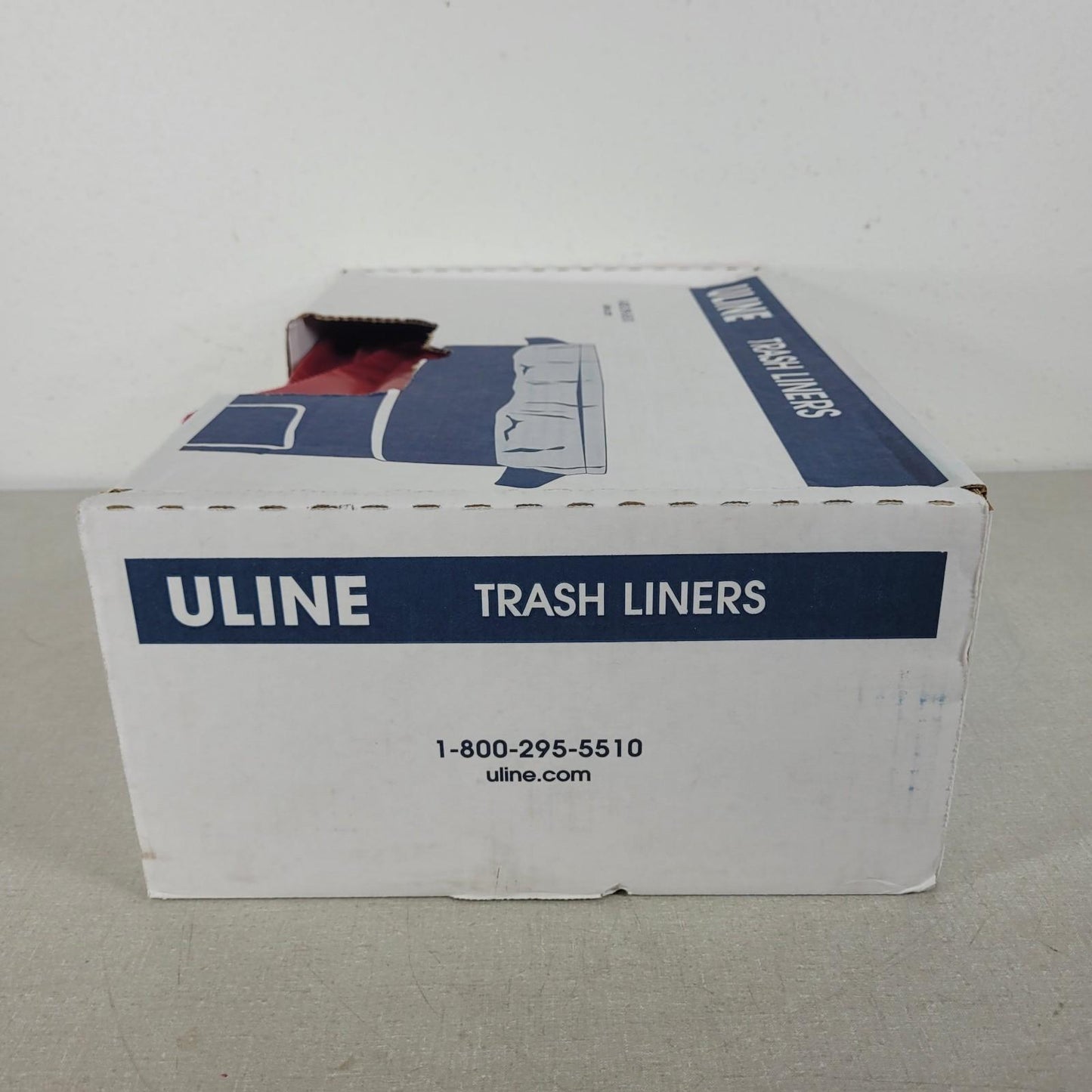*Lot of Approximately 75* Uline S-17202 Red Biohazard Liners 40x46" 40-45GAL