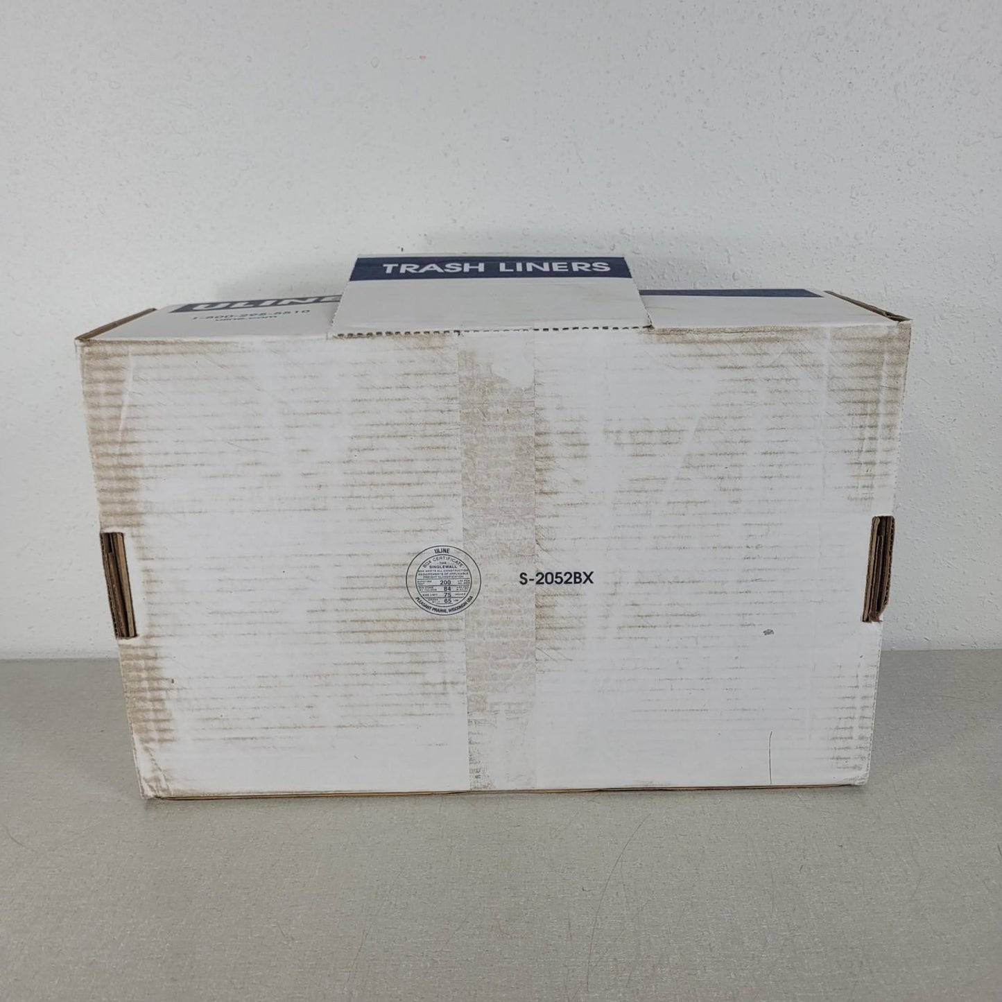 *Lot of Approximately 75* Uline S-17202 Red Biohazard Liners 40x46" 40-45GAL