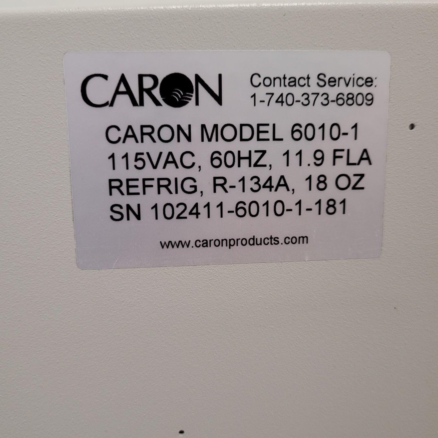TESTED Caron 6010-1 Temperature & Humidity Environmental Test Chamber 10 Cu Ft.