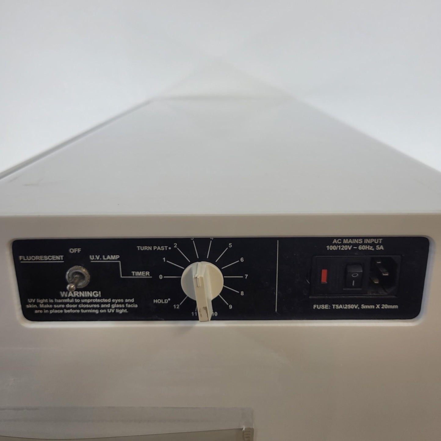 CBS P-036-02 PCR Workstation 36" UV Ultraviolet + Fluorescent Light Dead Air Box