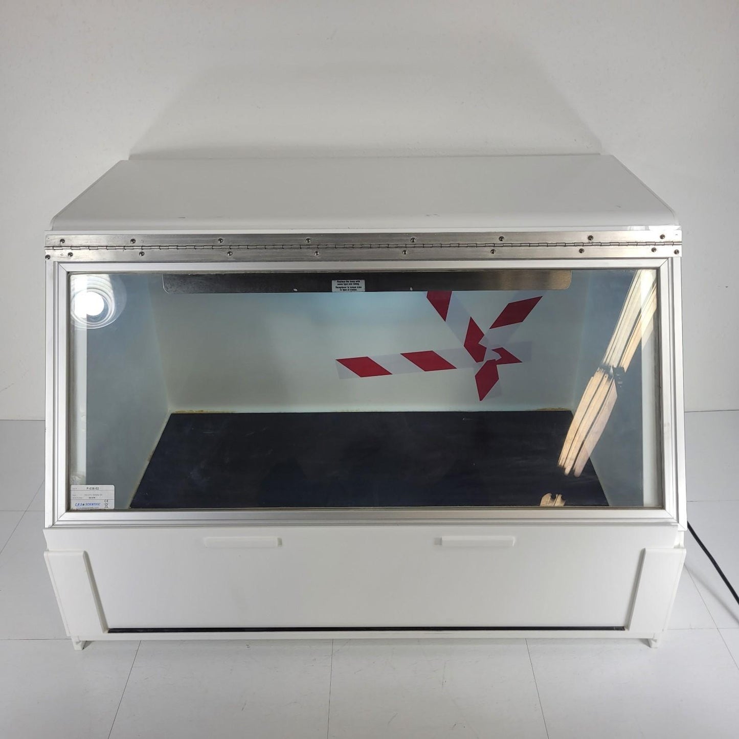 CBS P-036-02 PCR Workstation 36" UV Ultraviolet + Fluorescent Light Dead Air Box