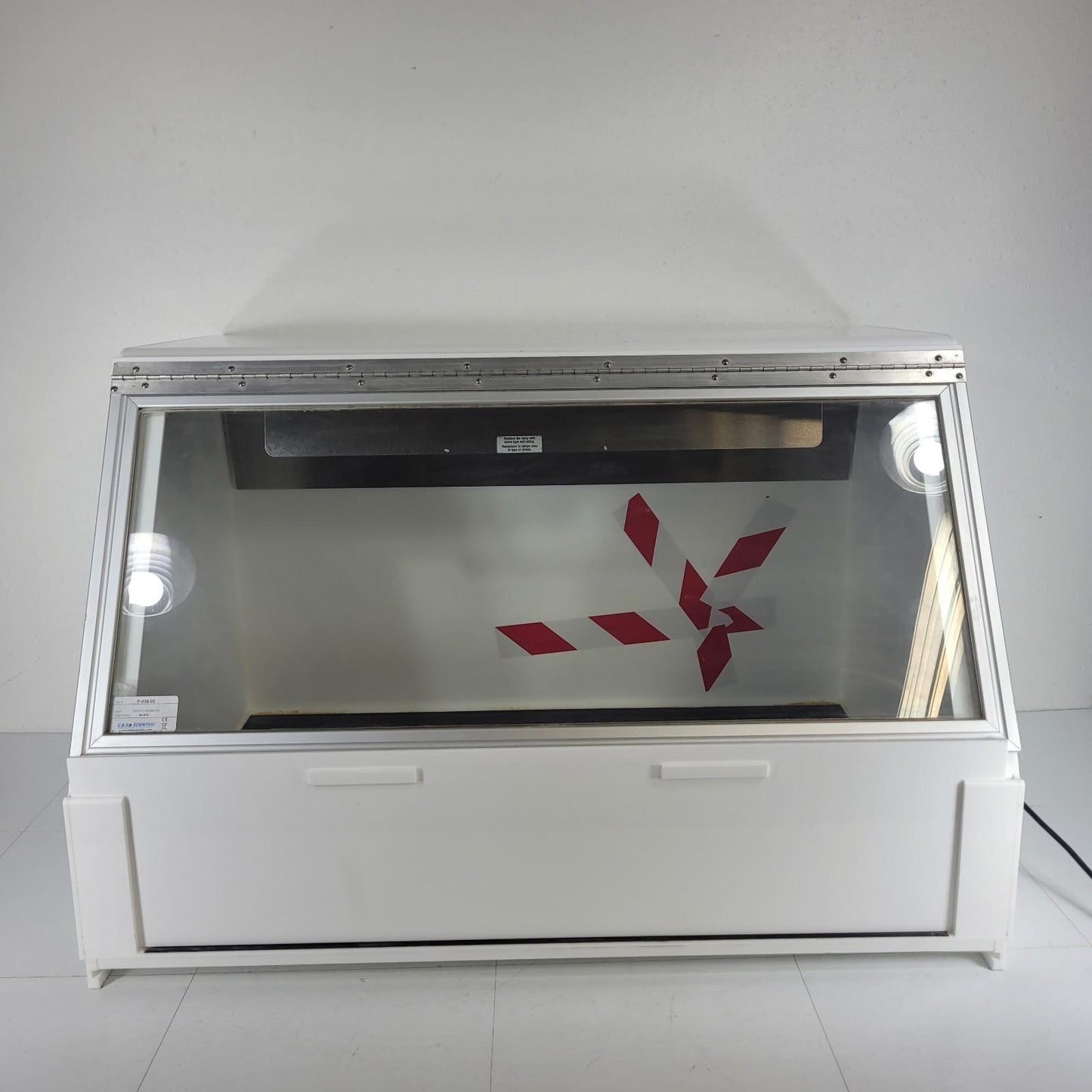 CBS P-036-02 PCR Workstation 36" UV Ultraviolet + Fluorescent Light Dead Air Box