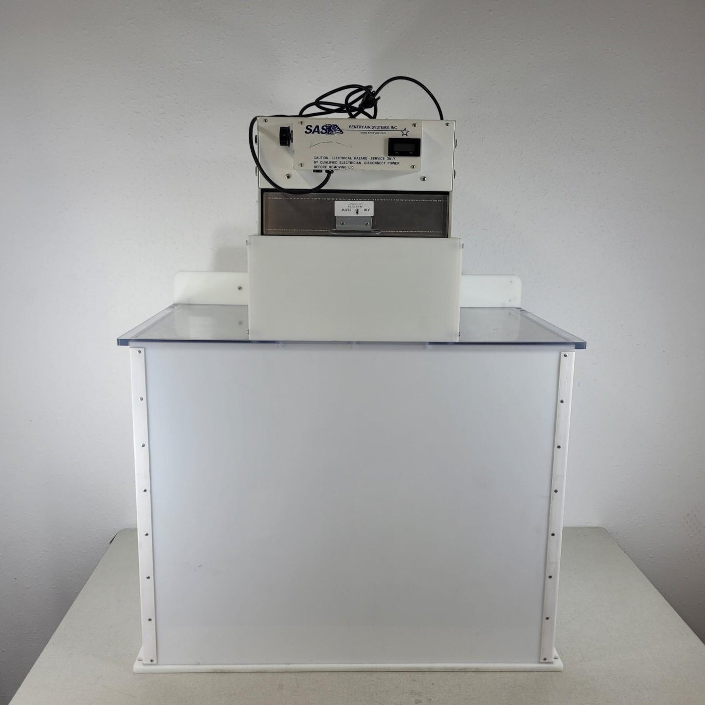 Sentry Air Systems SAS 30" PCR Workstation Portable Clean Room Box ISO Class 100