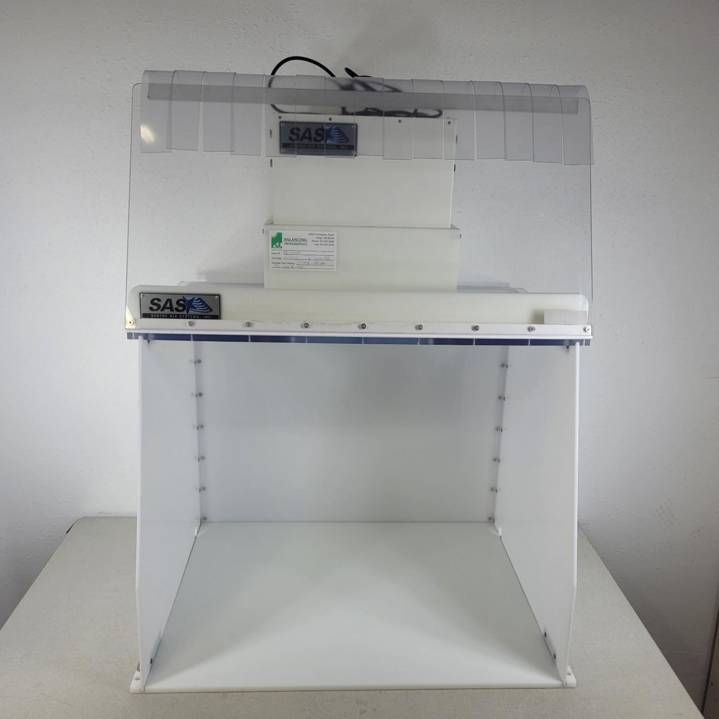 Sentry Air Systems SAS 30" PCR Workstation Portable Clean Room Box ISO Class 100