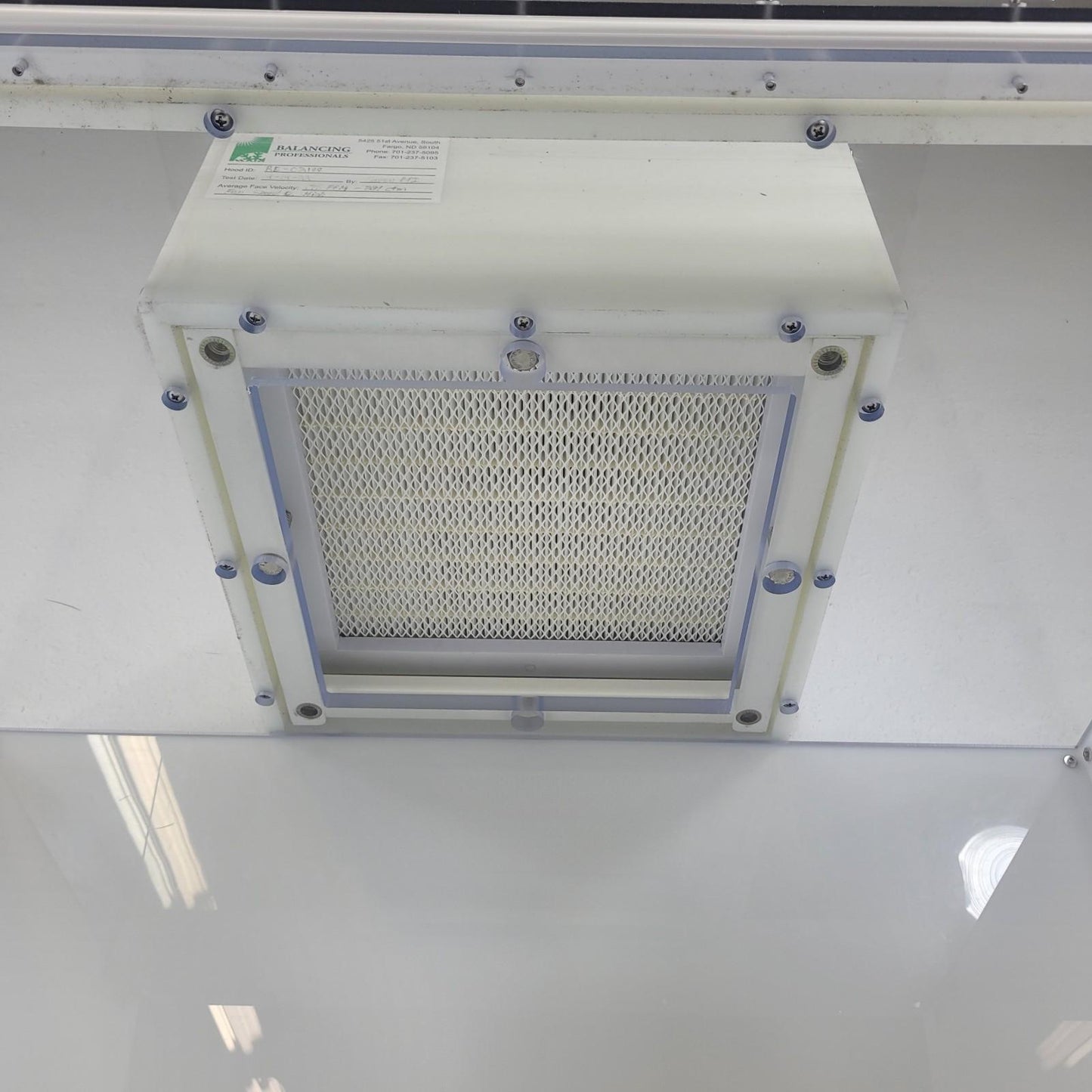 Sentry Air Systems SAS 30" PCR Workstation Portable Clean Room Box ISO Class 100