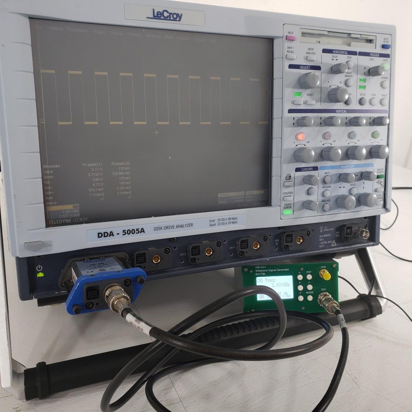 Tested LeCroy AP-1M Hi-Z Buffer Oscilloscope Probe Adapter 1M Ohm 150V Peak BNC