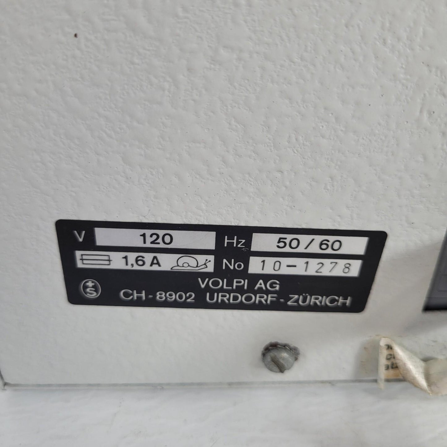 Volpi Intralux 100HL Portable Fiber Optic Illuminator Light Source 120V 50/60Hz