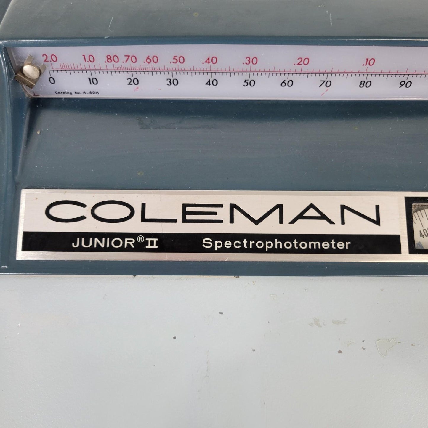 TESTED Coleman 6/20 Junior II Optical Spectrophotometer Spectrometer Cuvette