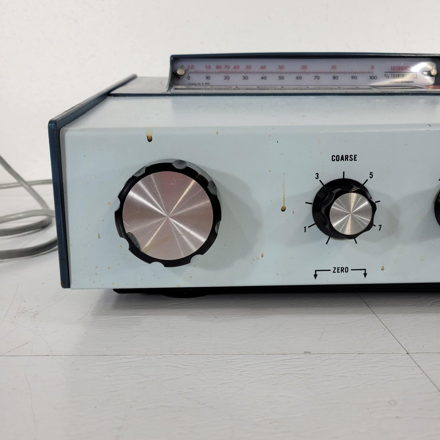 TESTED Coleman 6/20 Junior II Optical Spectrophotometer Spectrometer Cuvette