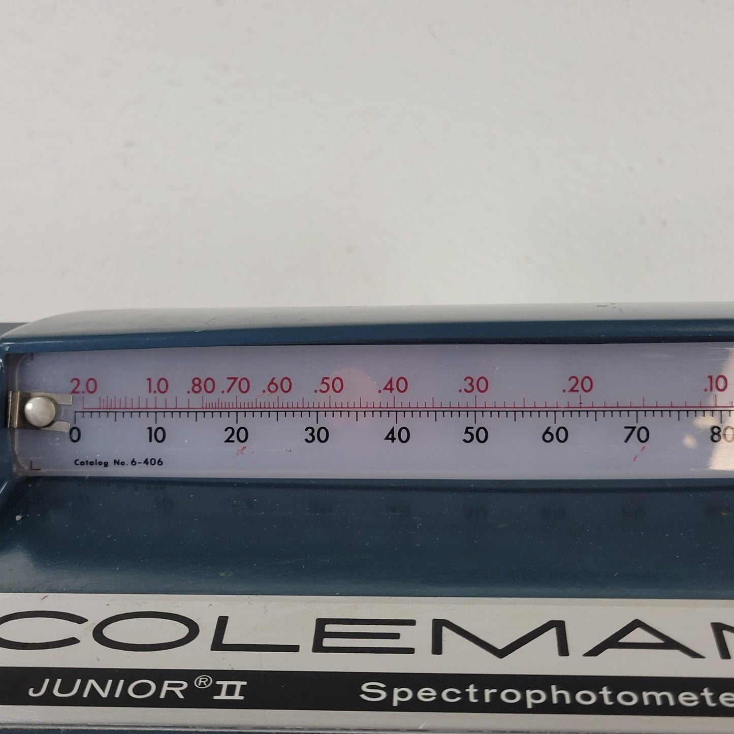 TESTED Coleman 6/20 Junior II Optical Spectrophotometer Spectrometer Cuvette