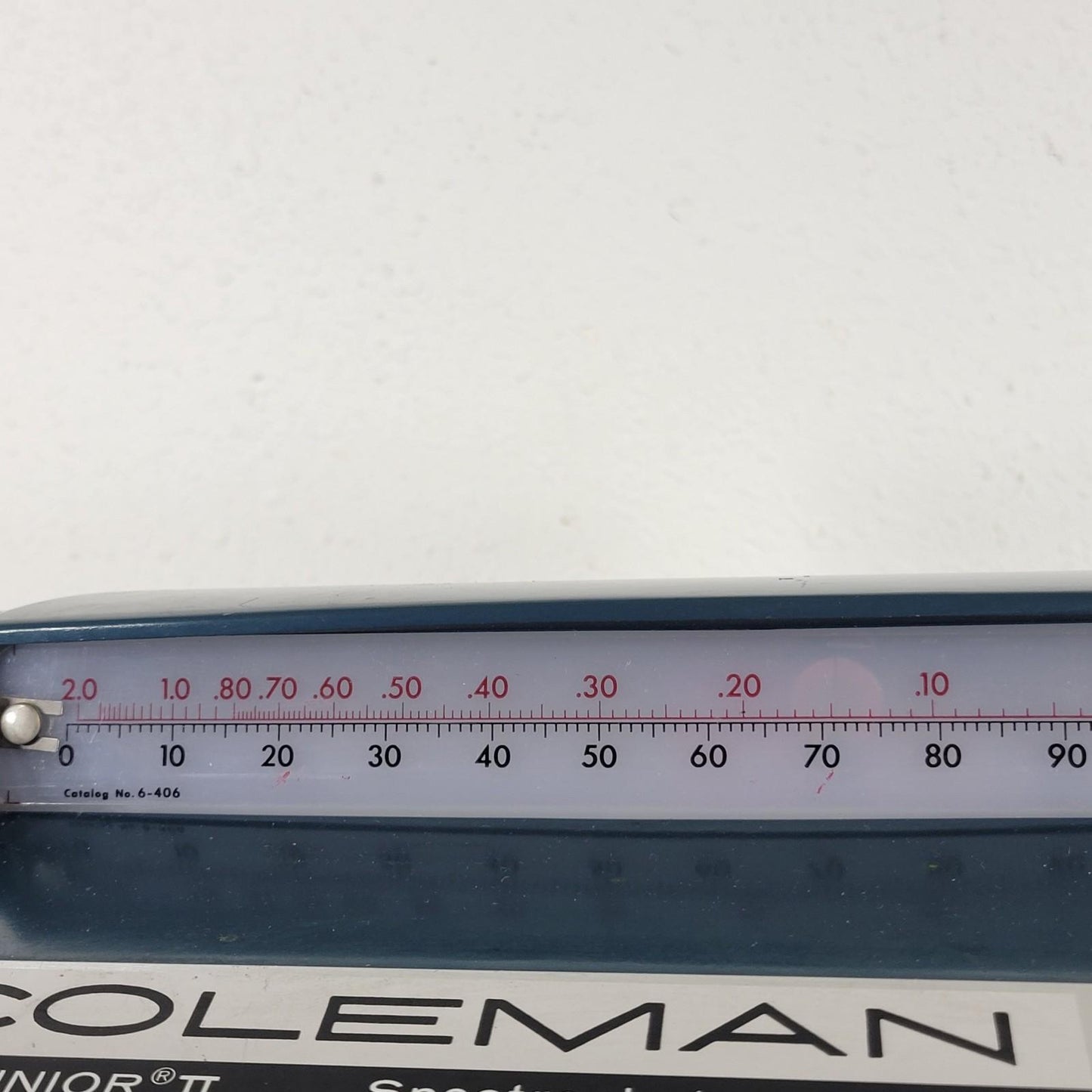 TESTED Coleman 6/20 Junior II Optical Spectrophotometer Spectrometer Cuvette