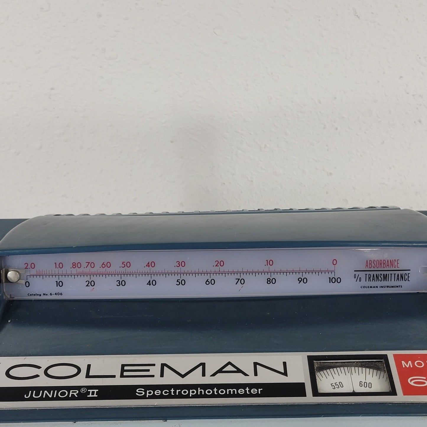 TESTED Coleman 6/20 Junior II Optical Spectrophotometer Spectrometer Cuvette