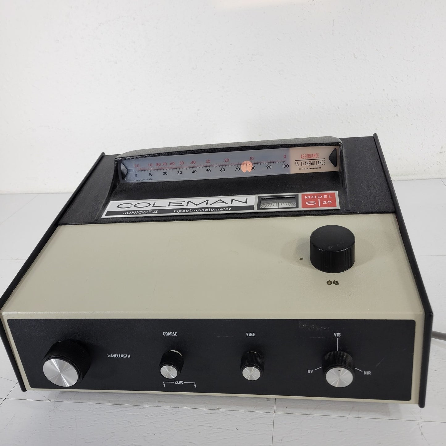 Coleman 6/20 Junior II Optical Spectrophotometer Spectrometer