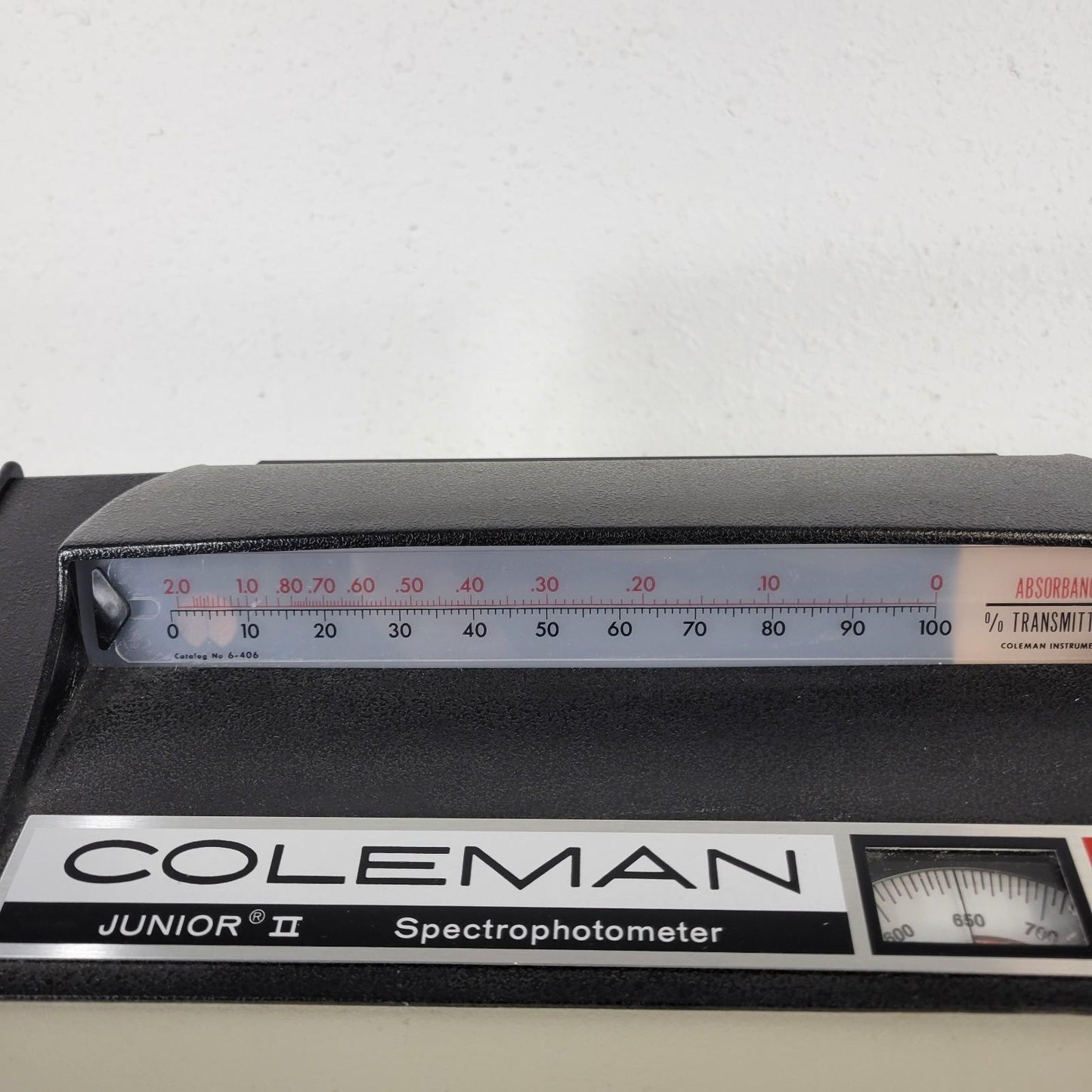 Coleman 6/20 Junior II Optical Spectrophotometer Spectrometer