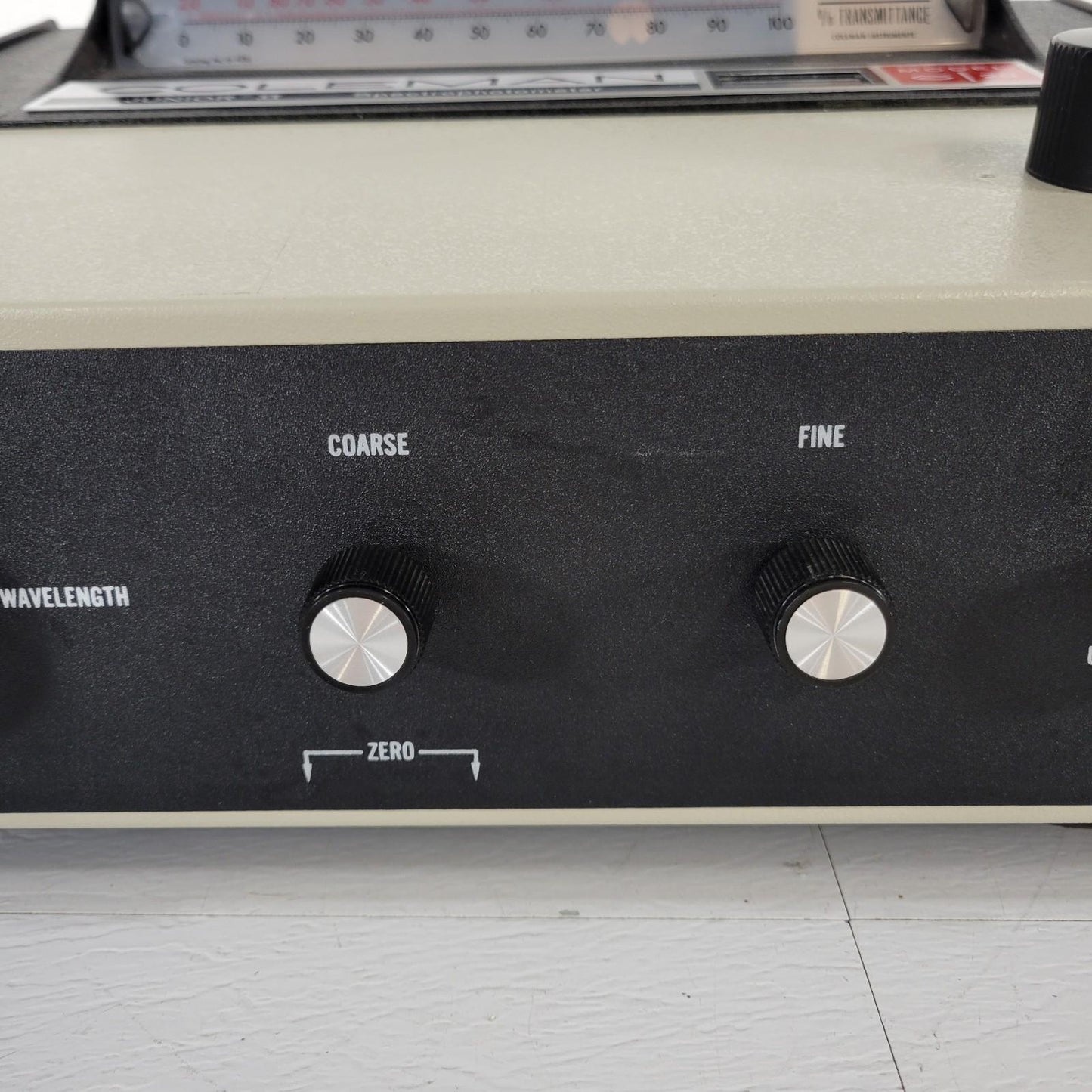 Coleman 6/20 Junior II Optical Spectrophotometer Spectrometer
