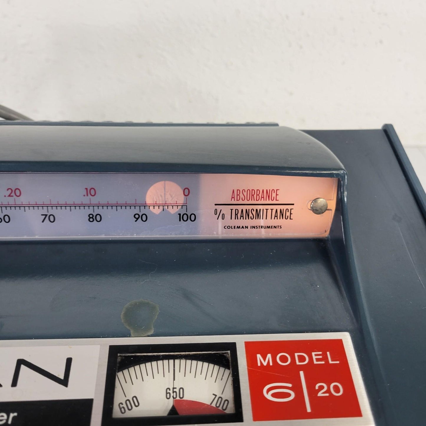 TESTED Coleman 6/20 Junior II Optical Spectrophotometer Colorimetry Cuvette