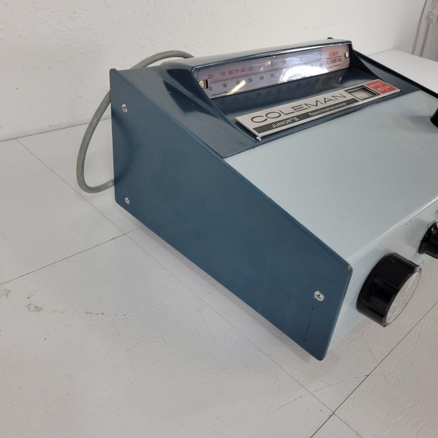 TESTED Coleman 6/20 Junior II Optical Spectrophotometer Colorimetry Cuvette
