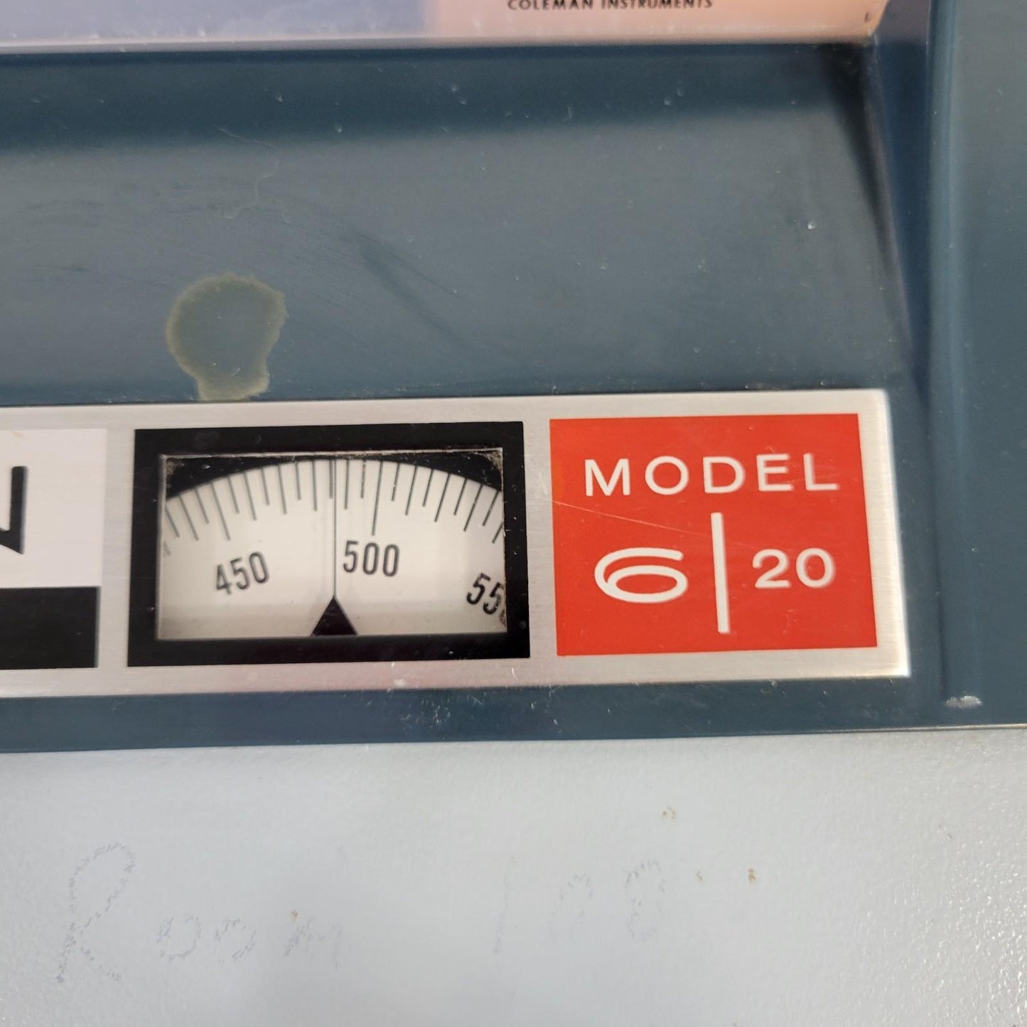 TESTED Coleman 6/20 Junior II Optical Spectrophotometer Colorimetry Cuvette