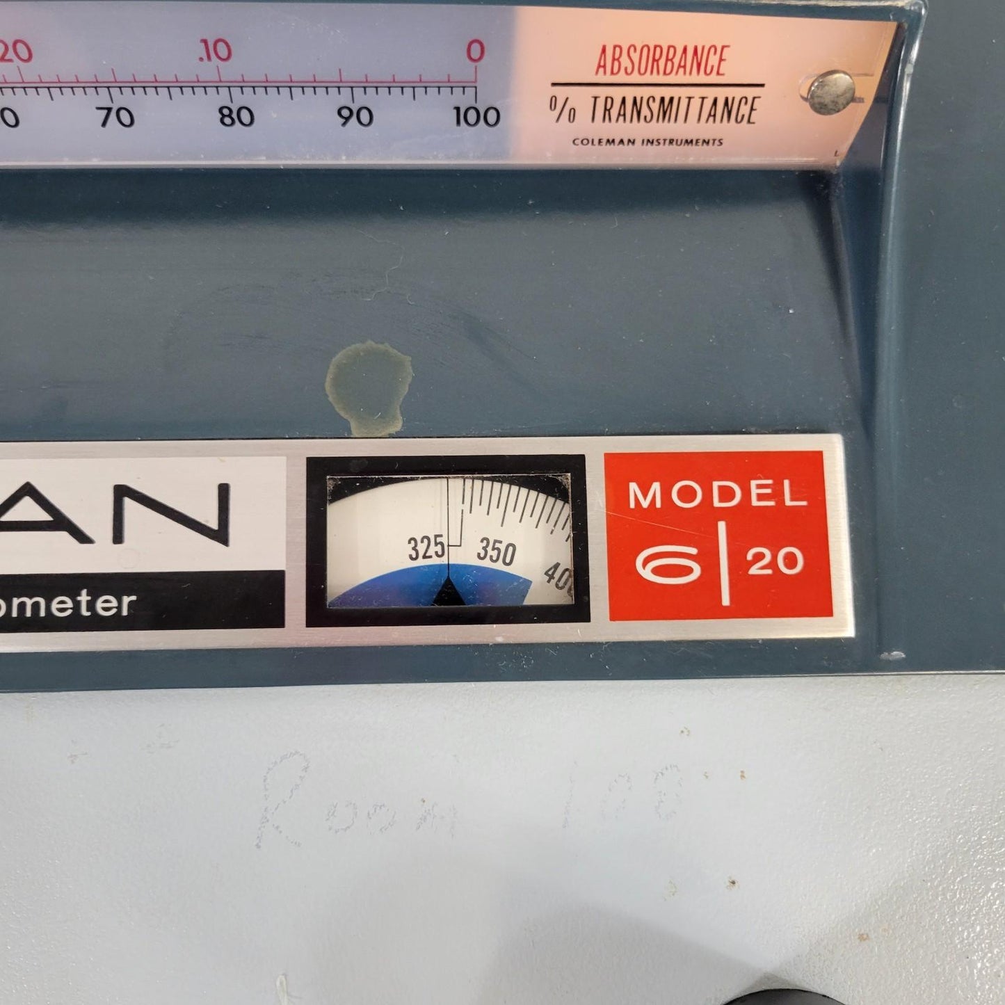 TESTED Coleman 6/20 Junior II Optical Spectrophotometer Colorimetry Cuvette