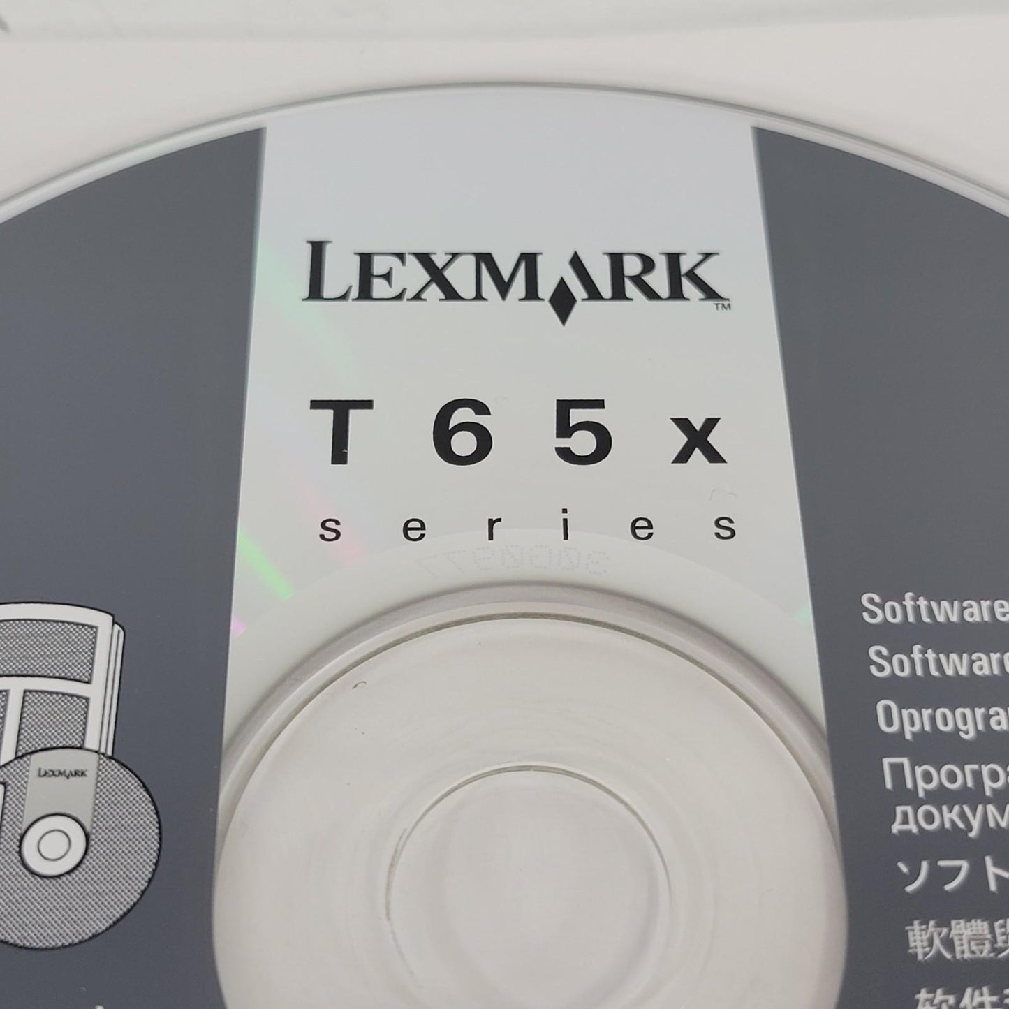 Lexmark 30G0977-002 T65x Software and Documentation Rev. B01 CD Driver Disk