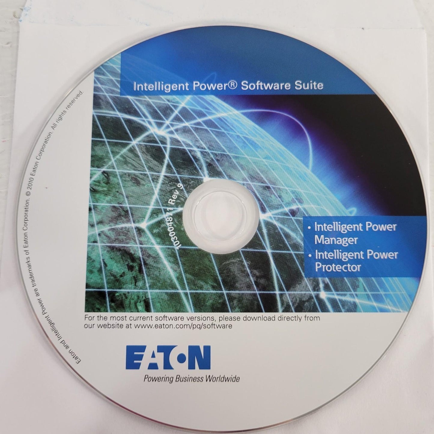 Eaton 103004871 Software CD Rev 9 & 164201718 9130 UPS 700 VA/3kV Users Guide