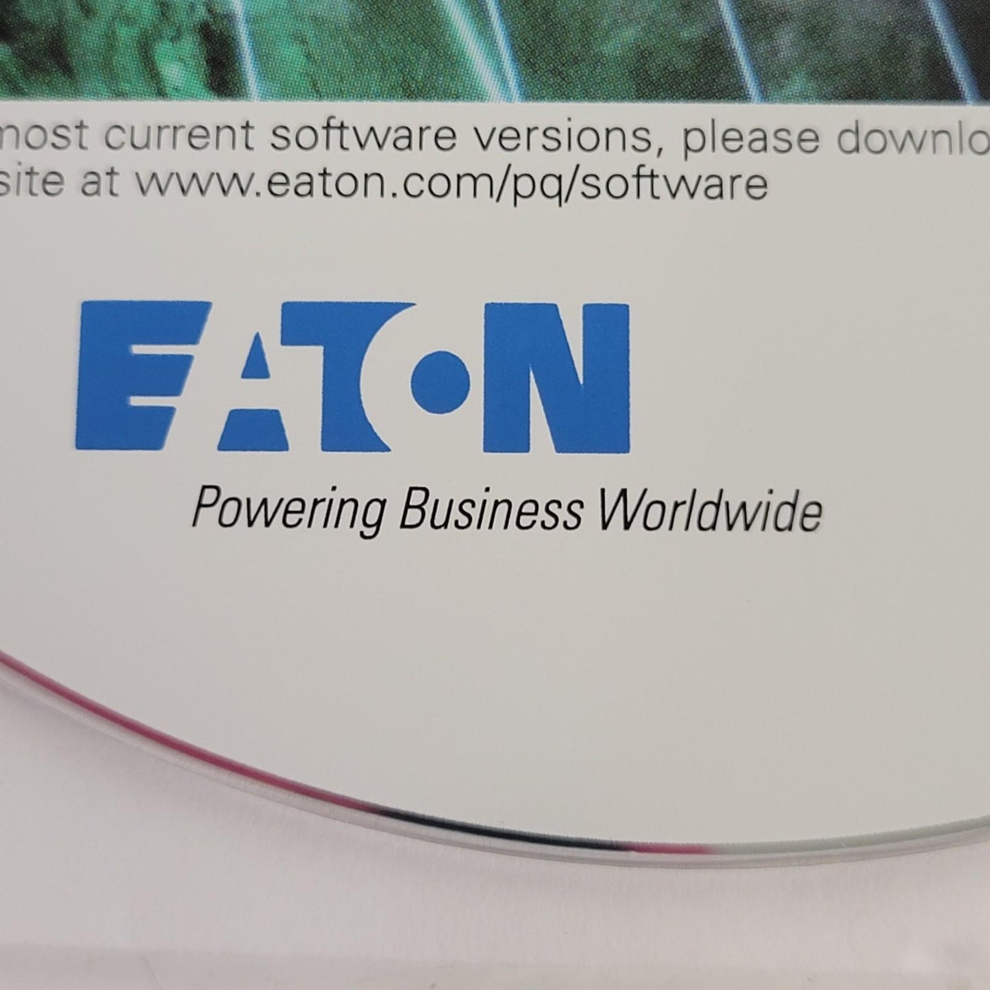 Eaton 103004871 Software CD Rev 9 & 164201718 9130 UPS 700 VA/3kV Users Guide