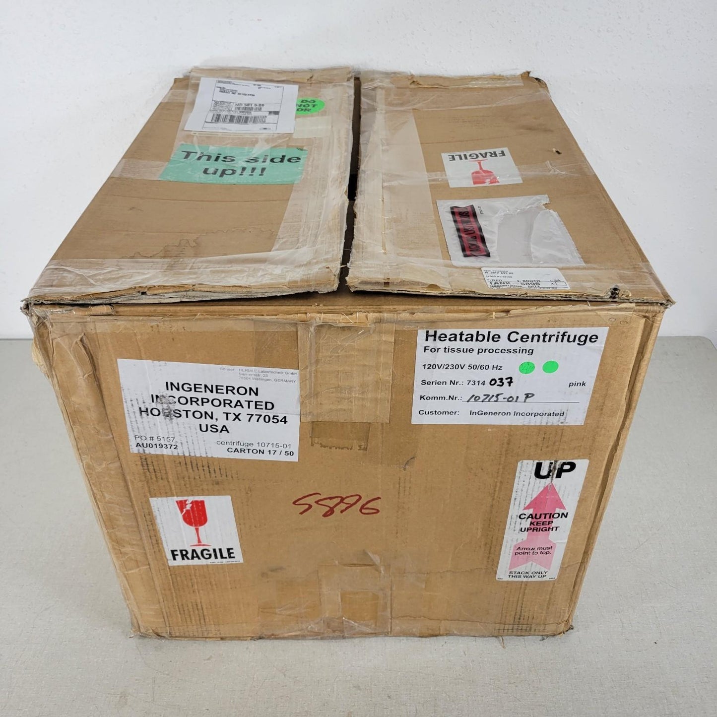 InGeneron 10715-01 Heatable Centrifuge Tissue PRP Processing System w/ Manual