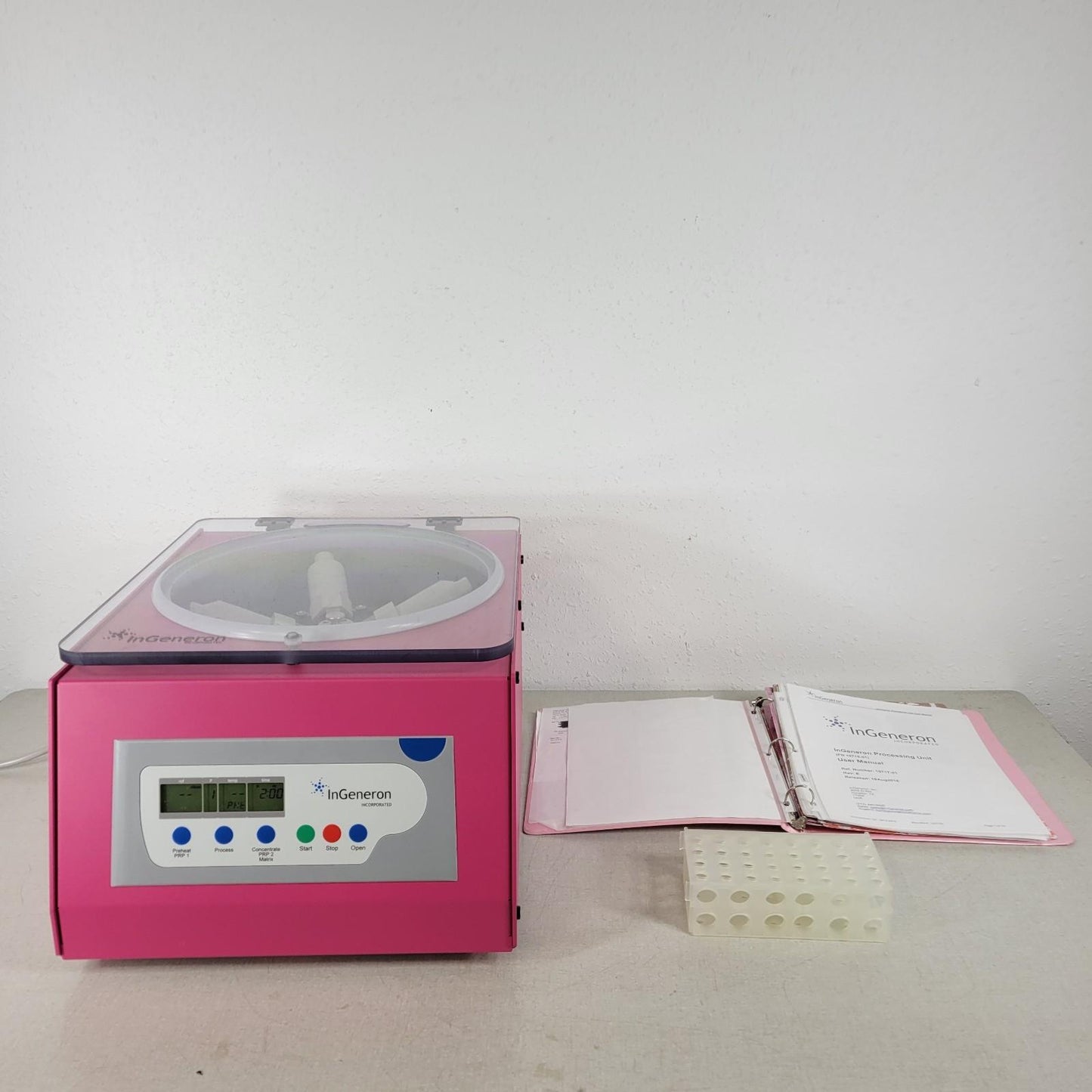InGeneron 10715-01 Heatable Centrifuge Tissue PRP Processing System w/ Manual
