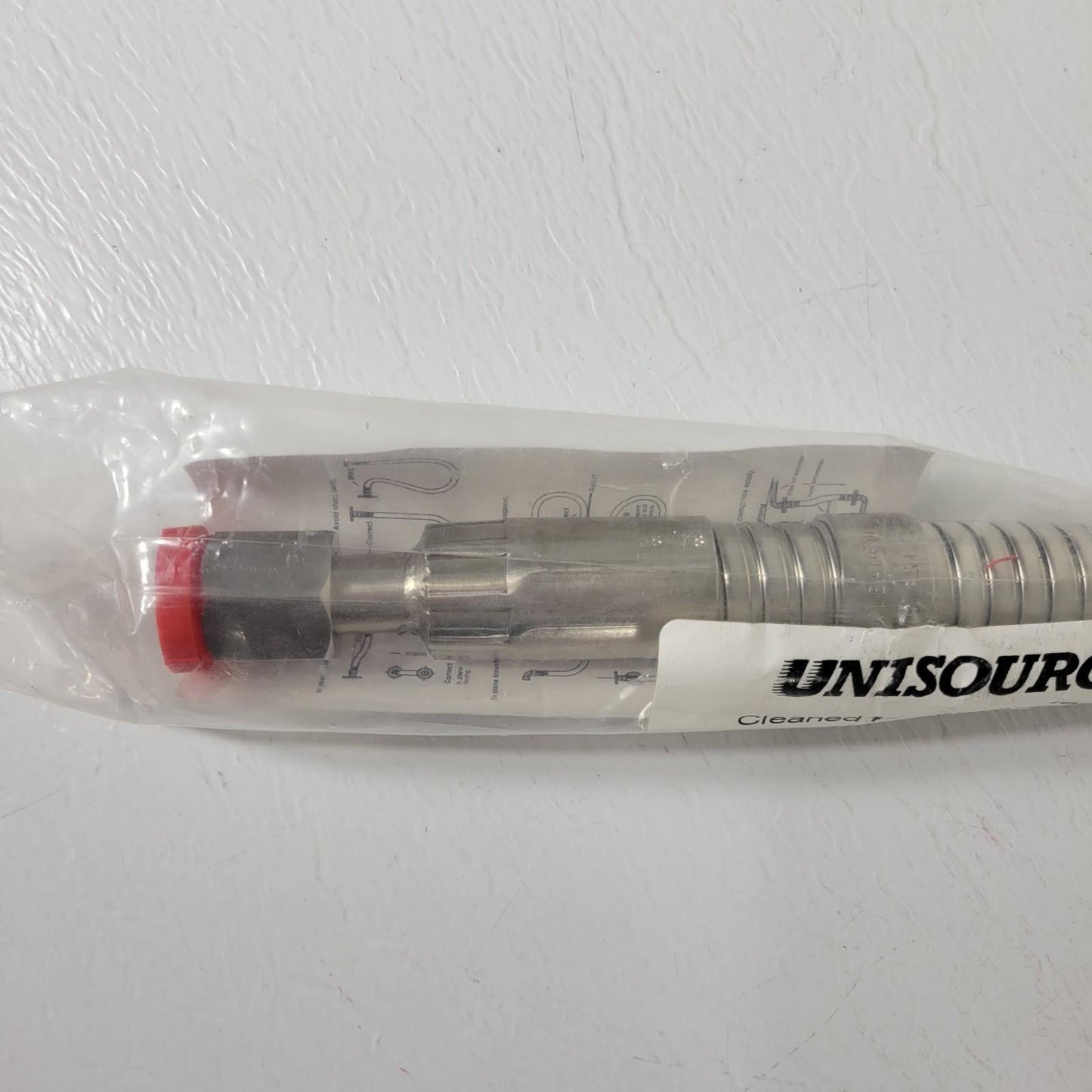 Cryosafe TH10 10' Stainless Steel Cryogenic Transfer Hose Liquid Nitrogen LN2