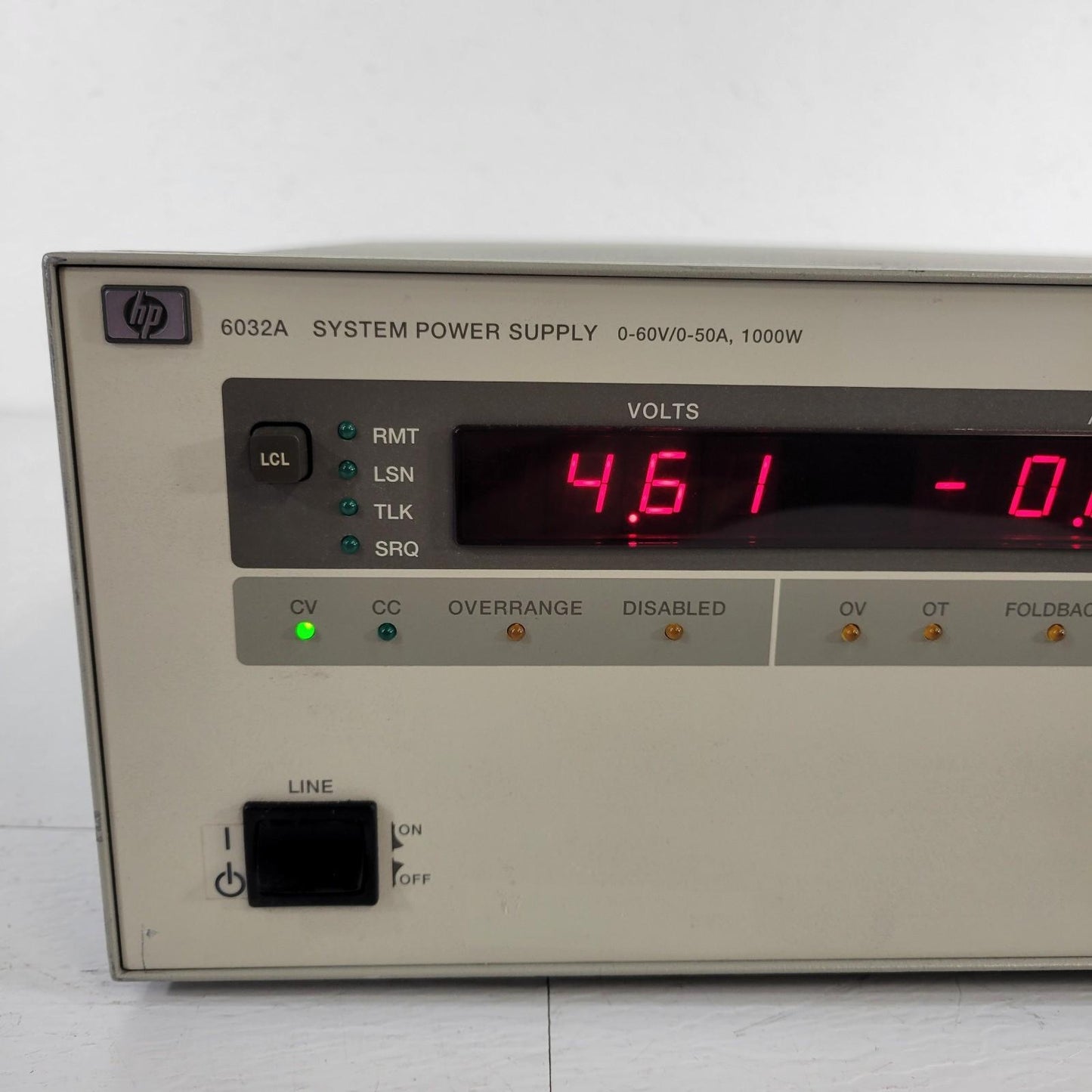 Hewlett Packard HP 6032A System DC Power Supply 0-60V/0-50A 1000W Adjustable